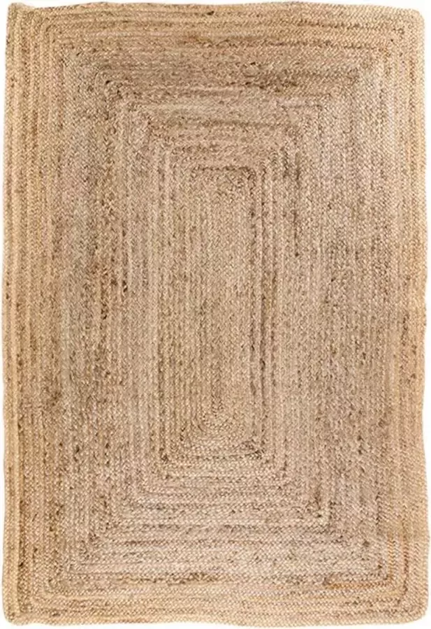 House Nordic Bombay in gevlochten donkergrijze jute 90×60 cm