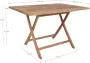 House Nordic Eettafel Oviedo Teakhout 120cm - Thumbnail 1