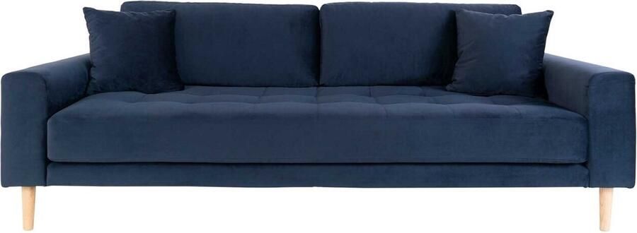 House Nordic Bank Lido 3 Zits Velvet Donkerblauw - Foto 2
