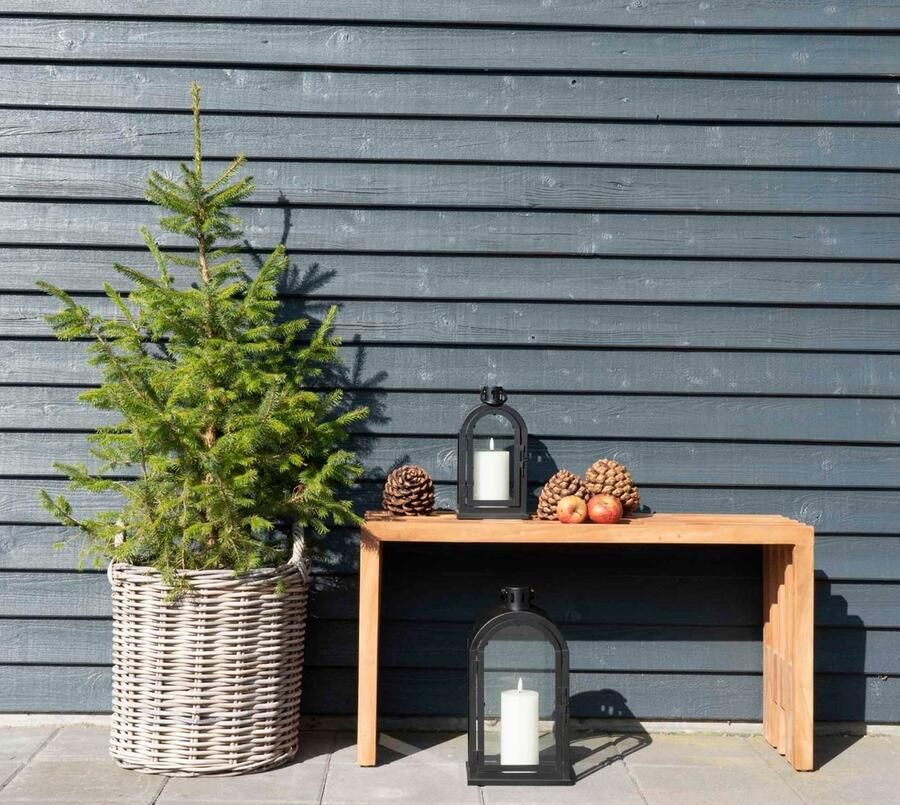 House Nordic Benidorm Bank in teak 90x30 cm