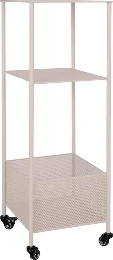 House Nordic Bijzettafel Zand Staal 35x35x106cm Torres