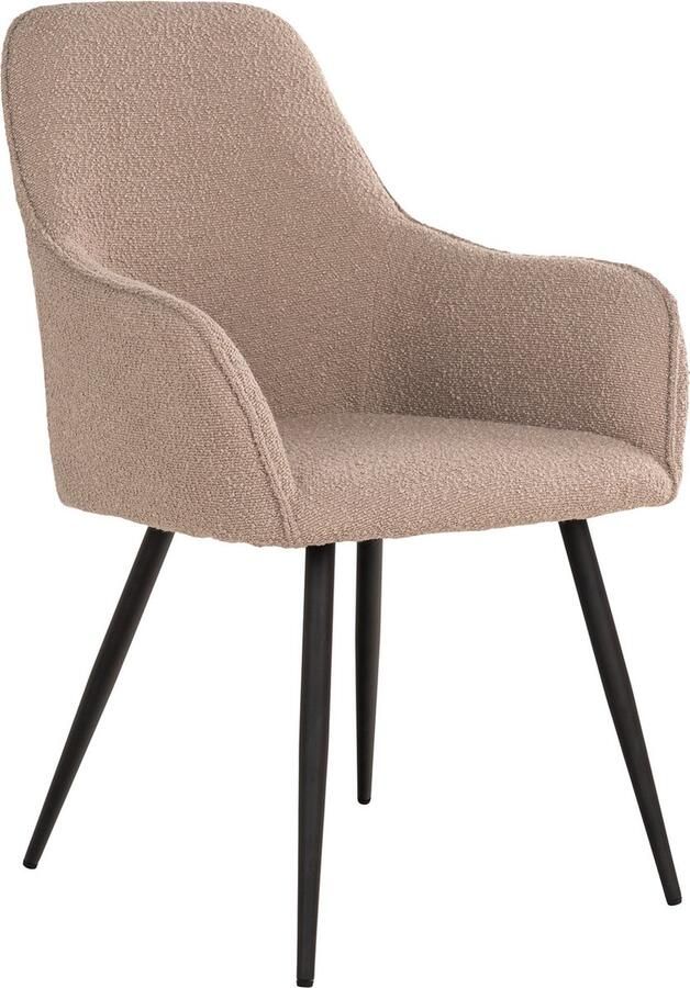 House Nordic Eetkamerstoel Harbo Bouclé Beige