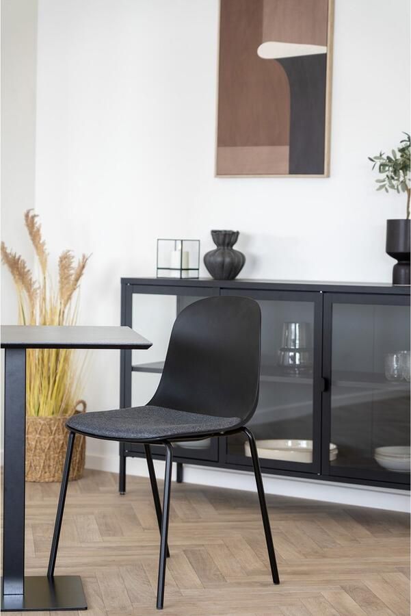 House Nordic Eetkamerstoel Madalena Zwart