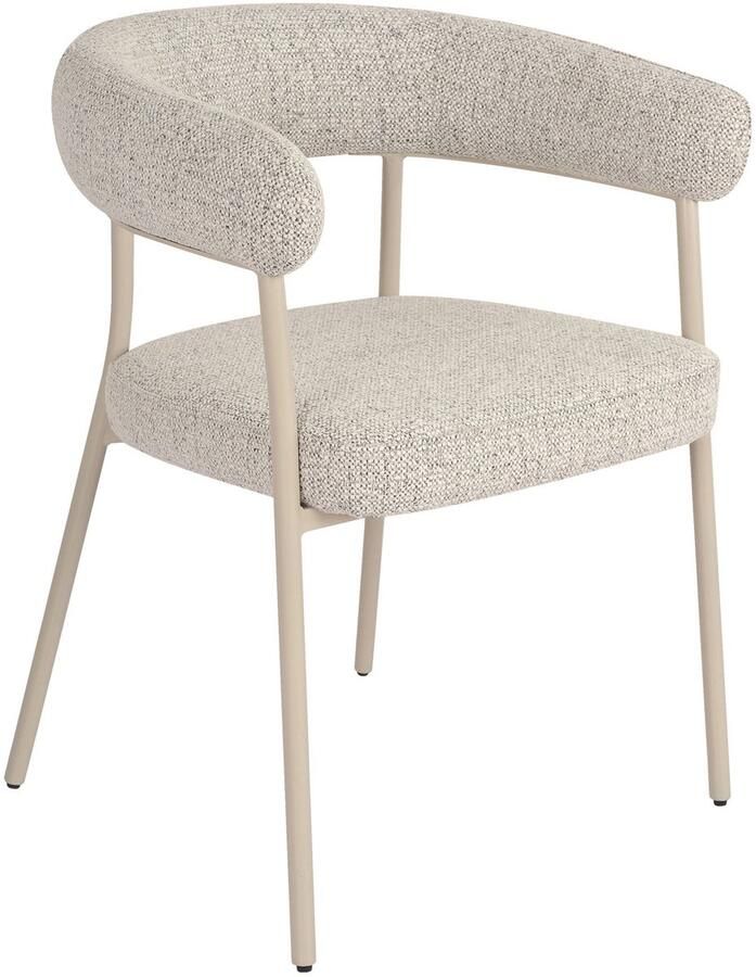 House Nordic Trivio Zand Eetkamerstoel met Armleuning set van 2