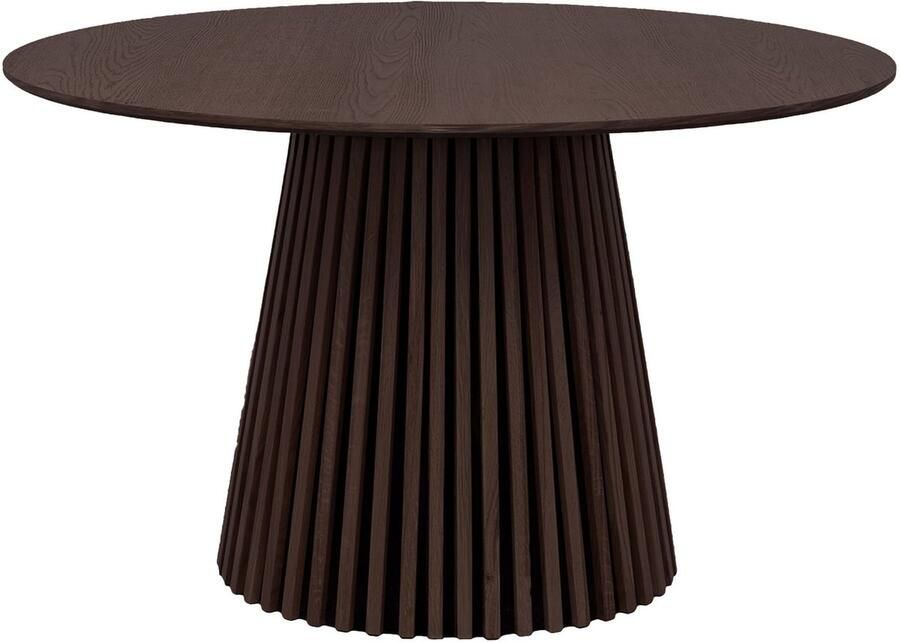 House Nordic Osaka Gerookt Eiken Eettafel Rond Ø120 cm