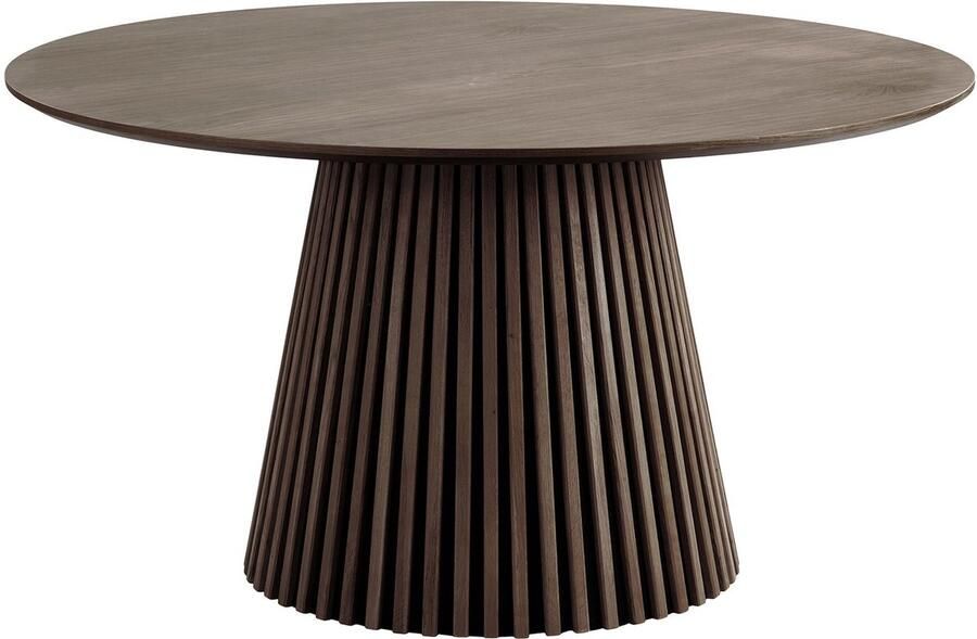 House Nordic Osaka Gerookt Eiken Eettafel Rond Ø140