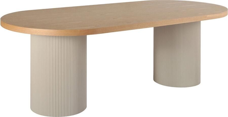 House Nordic Eettafel Zand|Naturel 220x100x75cm Solva