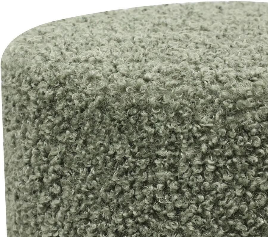 House Nordic Ejby Poef Teddy Groen