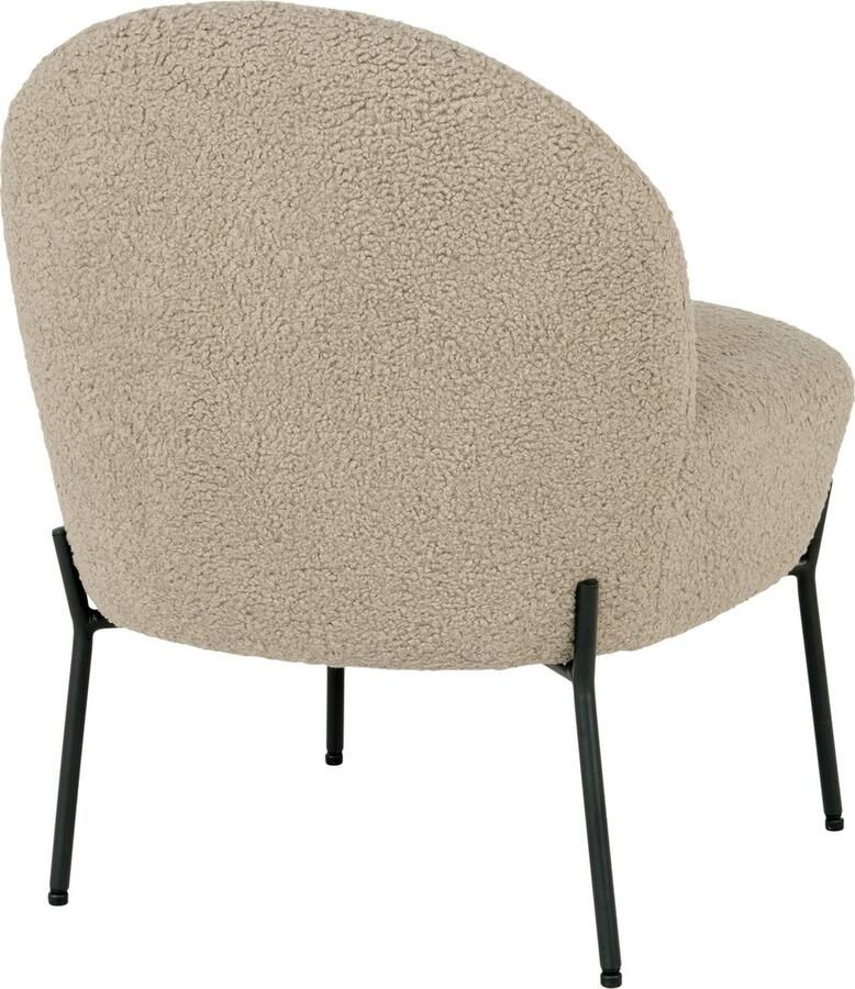 House Nordic Fauteuil Grijs Buin Stof Textiel 66x57x71cm Fauteuil Merida
