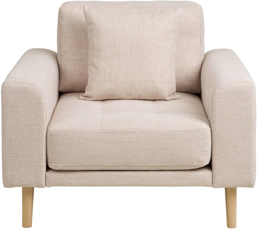 House Nordic Fauteuil Lido Zand Stof 92x90x54cm