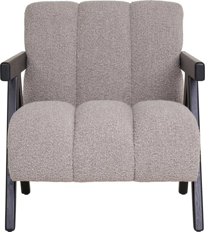 House Nordic Fauteuil Zand Polyester & MDF 83x68x76 cm Fauteuil Florence