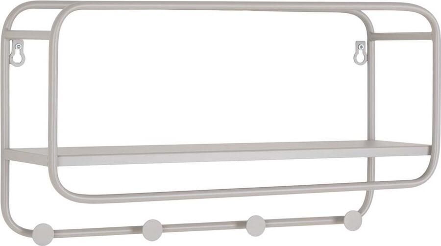 Housenordic EMOB Feira hoedenplank Grijs Staal Koel Grijs. House Nordic Wandkapstokken Grijs Staal Wandkapstokken Op voorraad - Foto 2