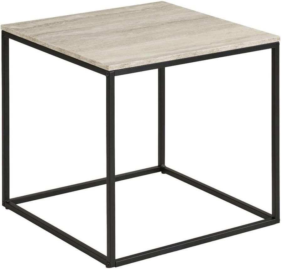 House Nordic Iris salontafel hoektafel travertijn decor beige