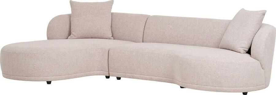 House Nordic Bank Naturel Links Polyester & MDF 92 174 5x256x69 cm Bank Kingston