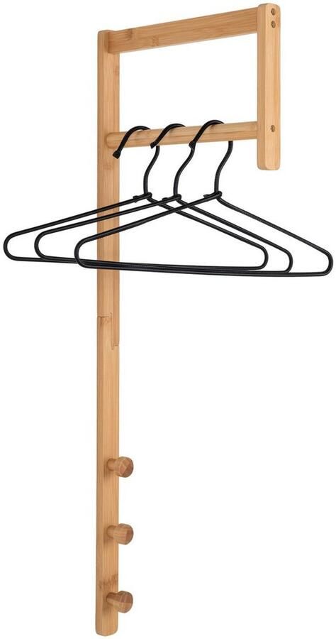 House Nordic Kledingrek – Bamboe – Naturel Kapstok