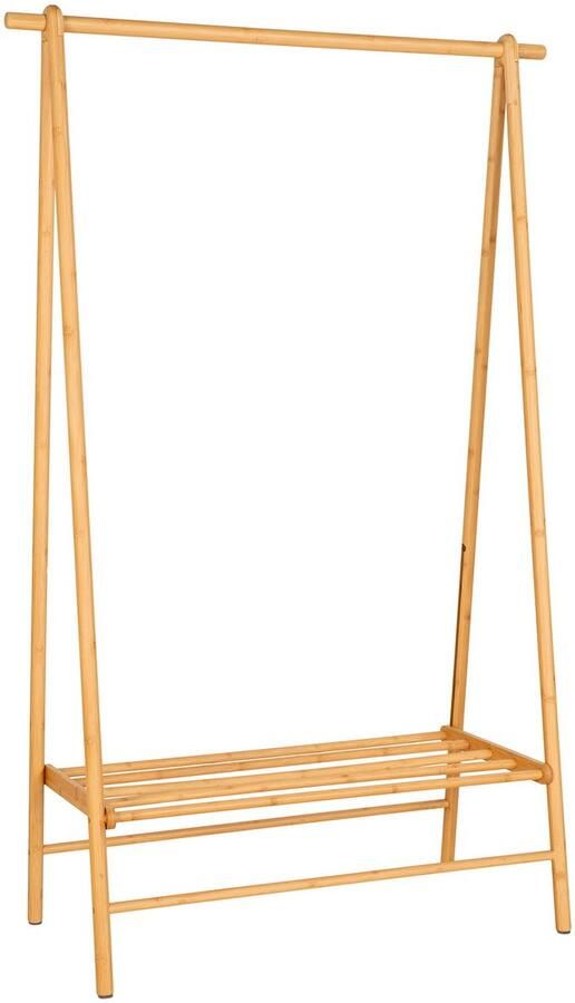 House Nordic Kledingrek Manaus Naturel Bamboe 104x46x164cm - Foto 2