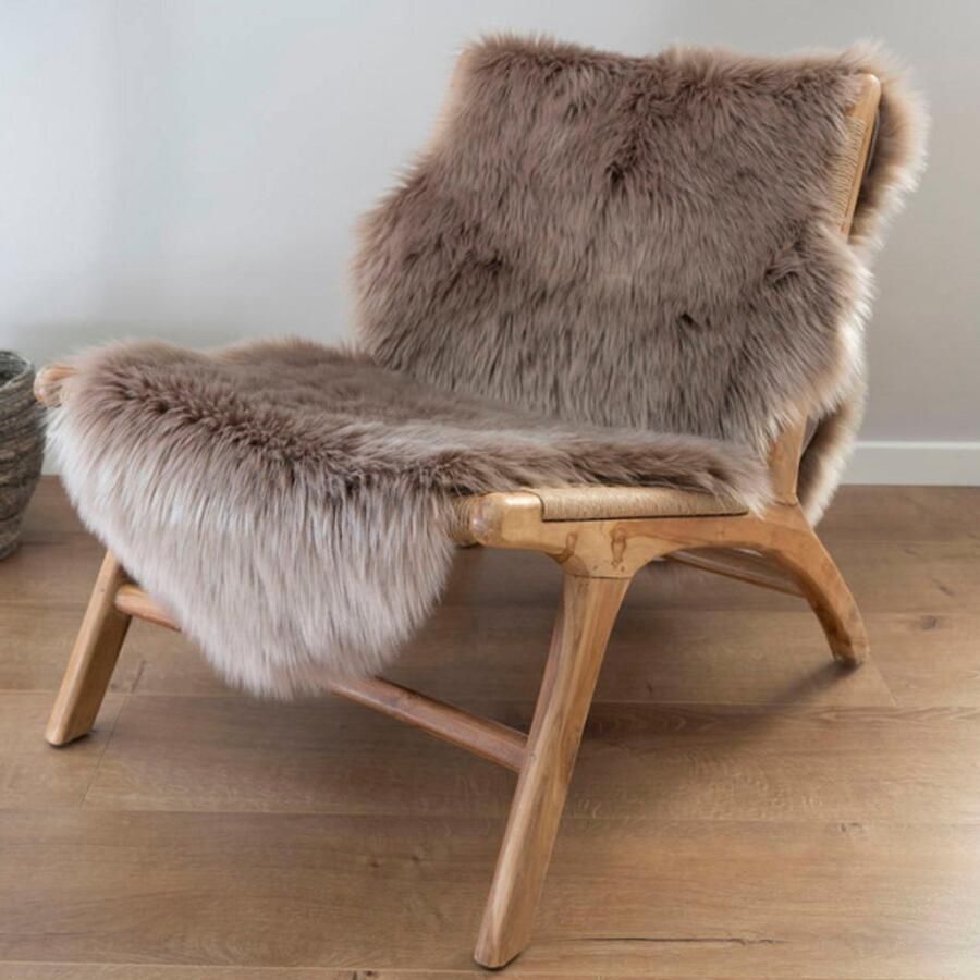 House Nordic Lamsvacht Kunstmatige lamsvacht in paddestoel 60×180 cm