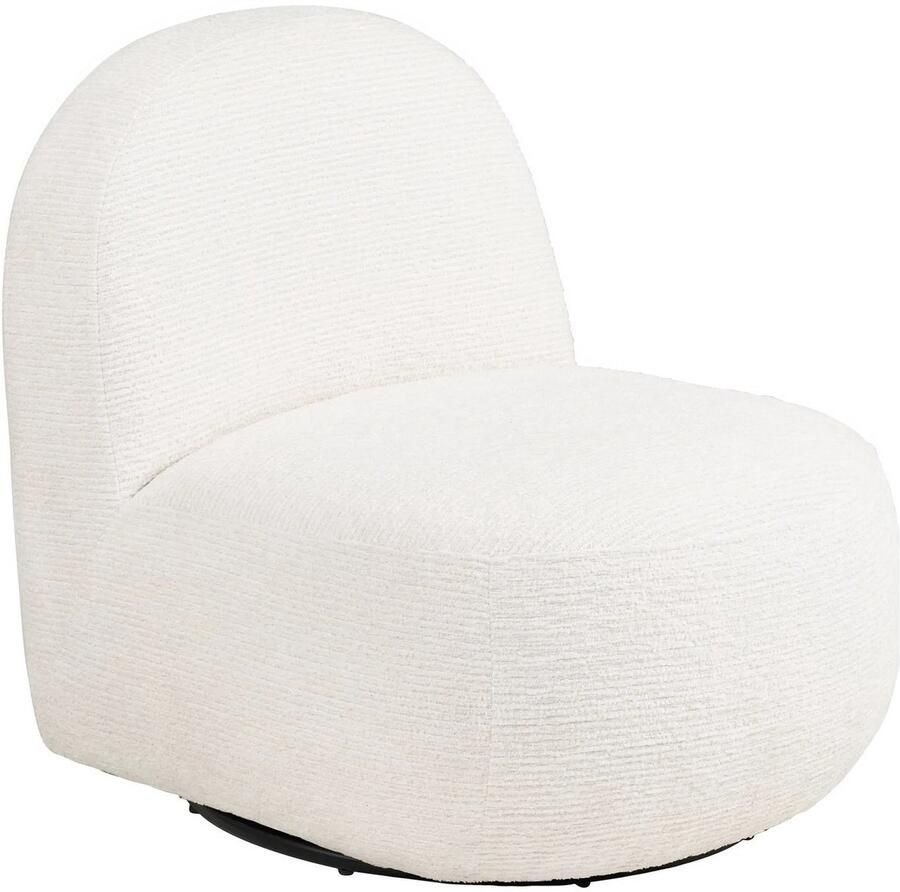 House Nordic Milo Draaifauteuil Gebroken Wit