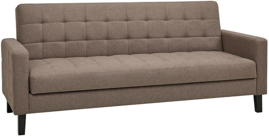 House Nordic Milton Bruin 3-Zits Slaapbank