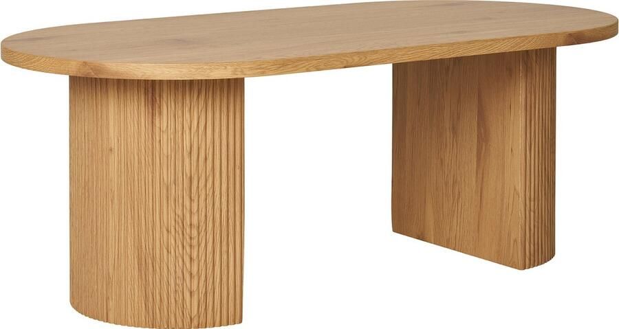 Giga Meubel House Nordic Salontafel Ovaal Naturel MDF 60x120x45cm Boavista