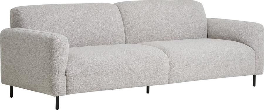 House Nordic Loungebank Salvador 265cm Lichtgrijs 3-Zits