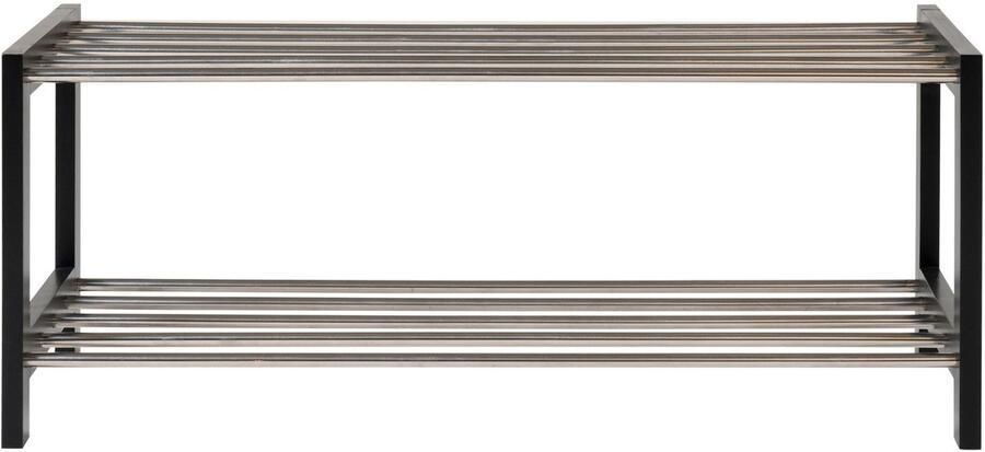 House Nordic Schoenenrek – Zwart Populierenhout & Staal Scandinavisch