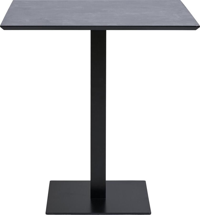 Giga Meubel House Nordic Tafel Vierkant 70cm Naturel Zwart Kolompoot Fano