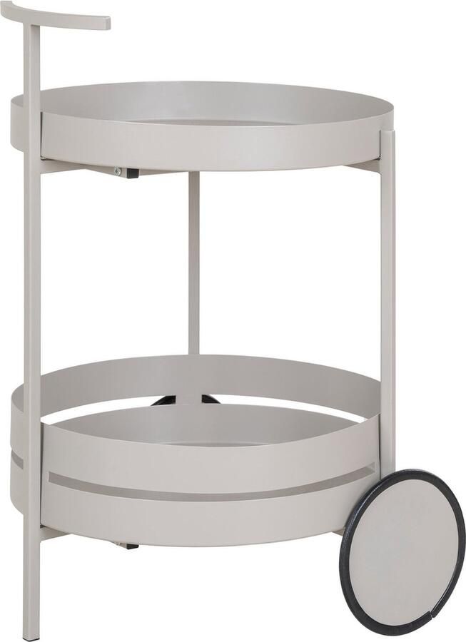 Hioshop Beja barwagen 2 planken grijs. - Foto 2