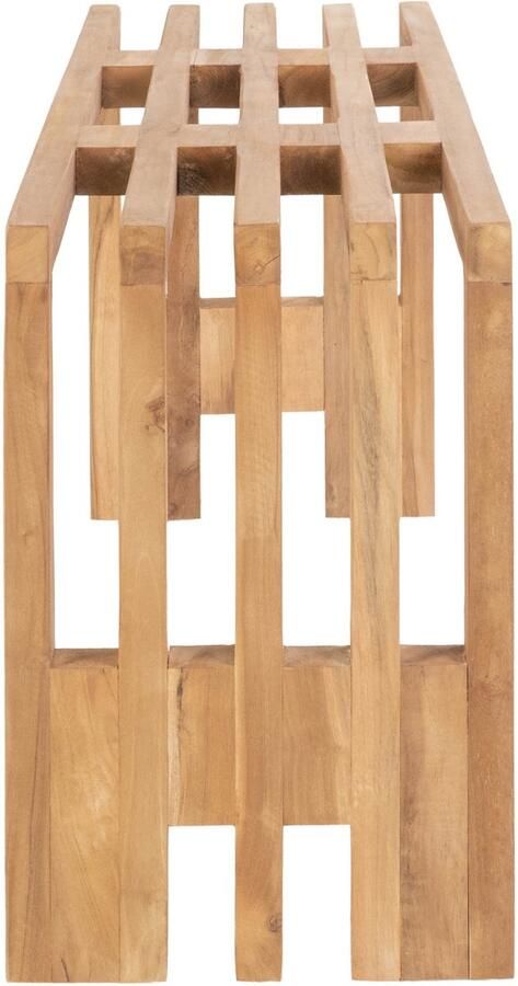 House Nordic Benidorm Bank in teak 90x30 cm - Foto 2