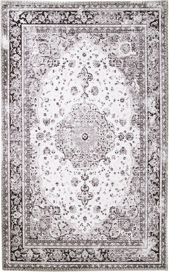 House Nordic Vloerkleed Havana Zwart Wit 200x300cm