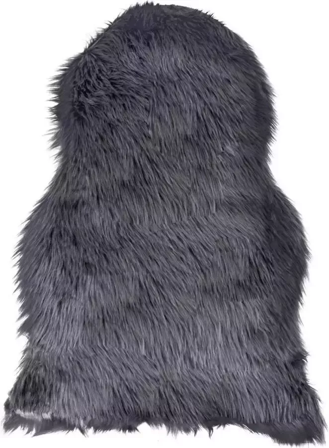 House Nordic Imitatie Schapenvacht Nep lamsvacht in grijs 50x85 cm - Foto 2