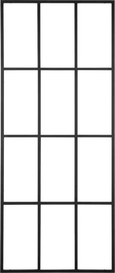 House Nordic Kamerscherm Zwart Staal 3x90x240cm Kamerscherm New York