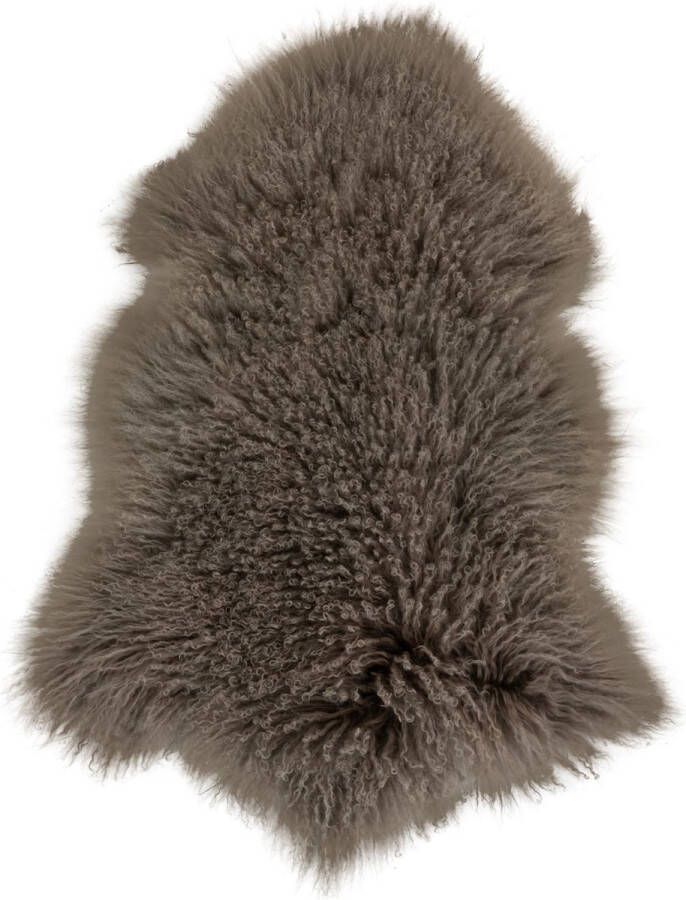 House Nordic Mongoolse Schapenvacht Wol Mushroom 90x50x5cm