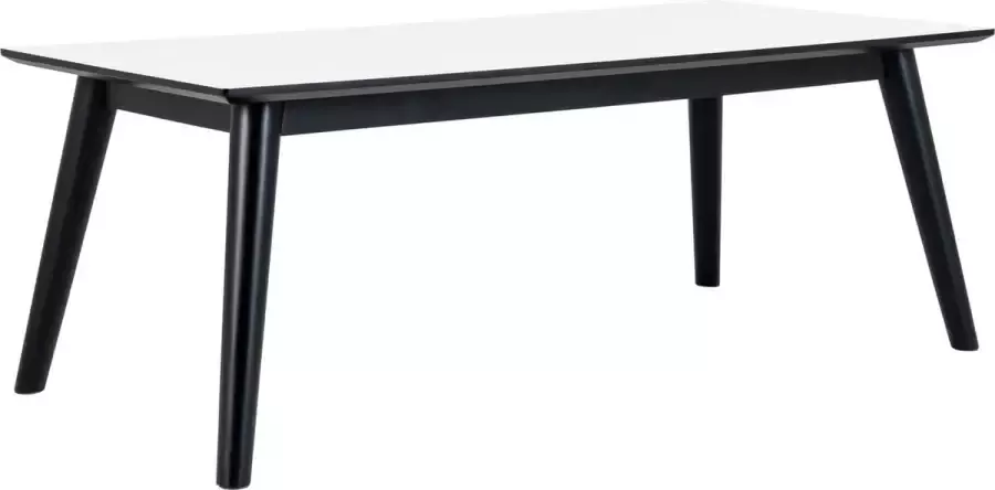 House Nordic Salontafel Wit Zwart MDF 120x60x45cm