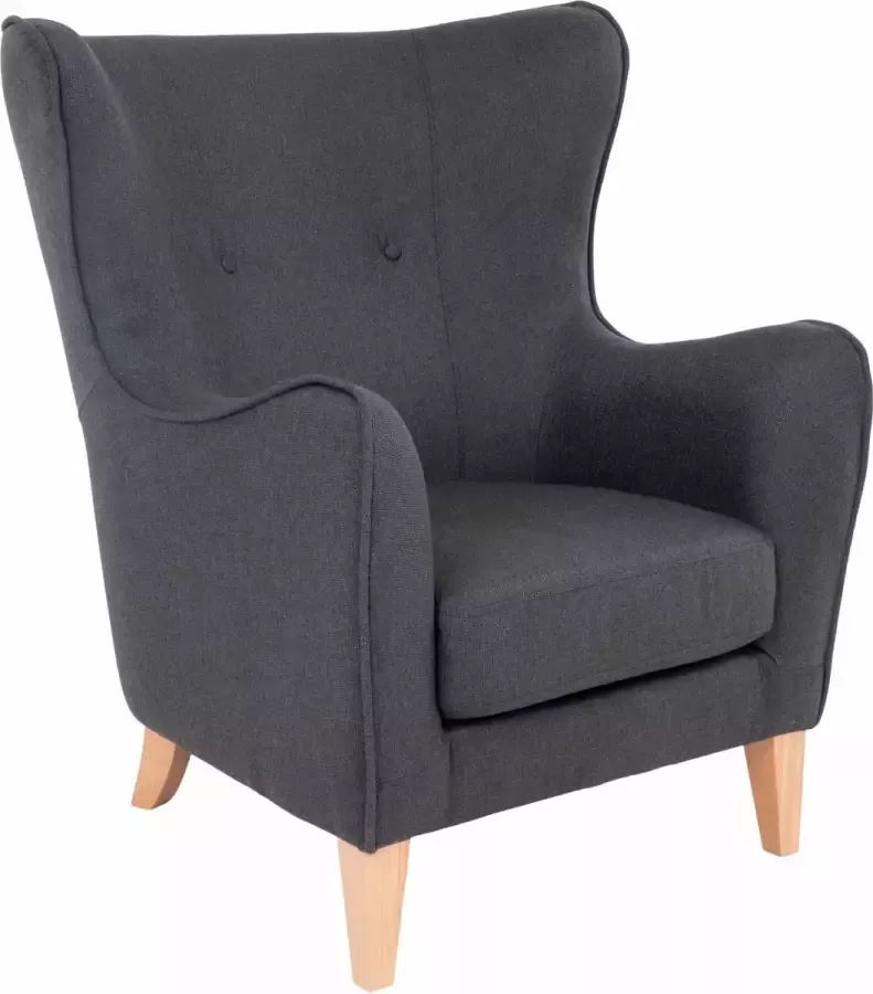 House Nordic Fauteuil Campo Donker Grijs Naturel - Foto 2