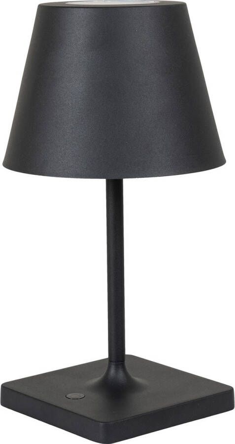 Hioshop Dean lamp tafellamp LED oplaadbaar zwart. - Foto 1