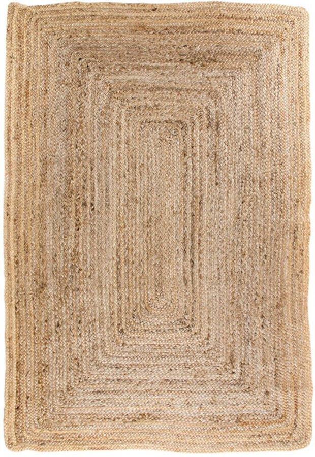 Bombay Jute Rug Braided Rug Rustic Carpet Natural Style 60x90 cm - Foto 2