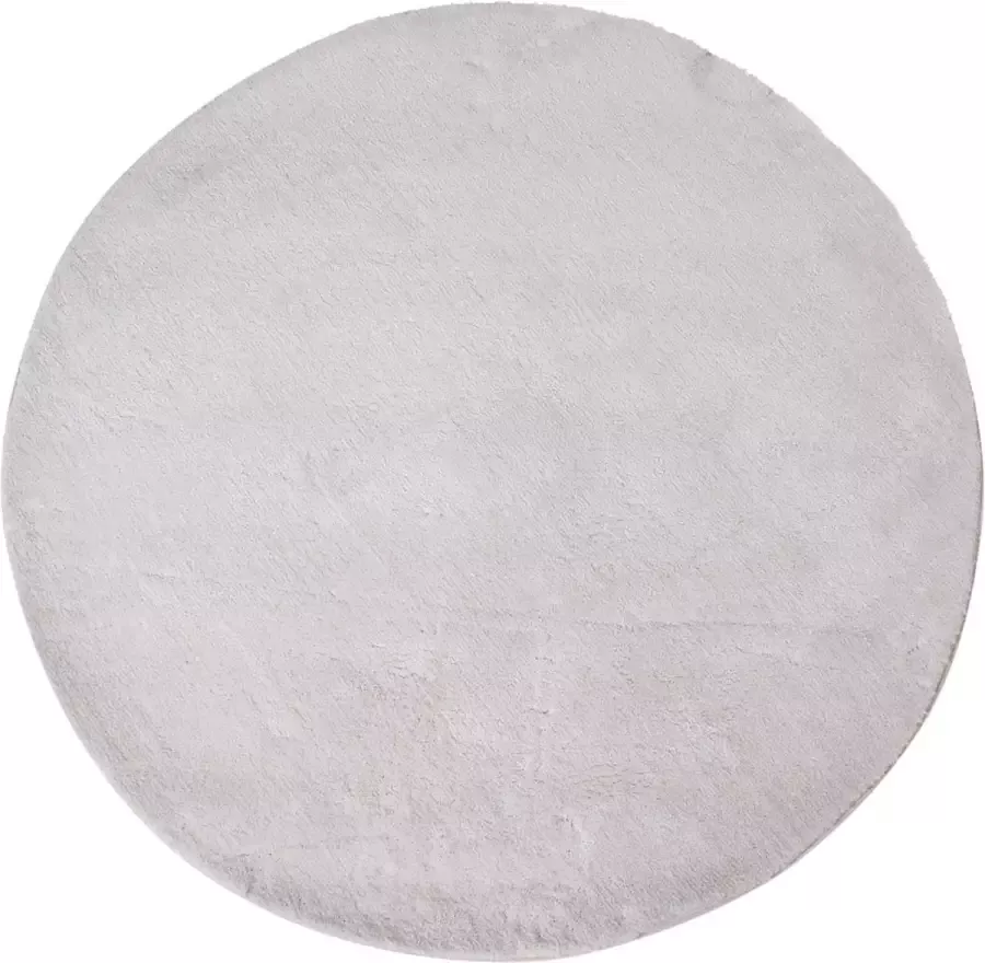 House Nordic Vloerkleed Florida Rond vloerkleed in gebroken wit Ø120 cm