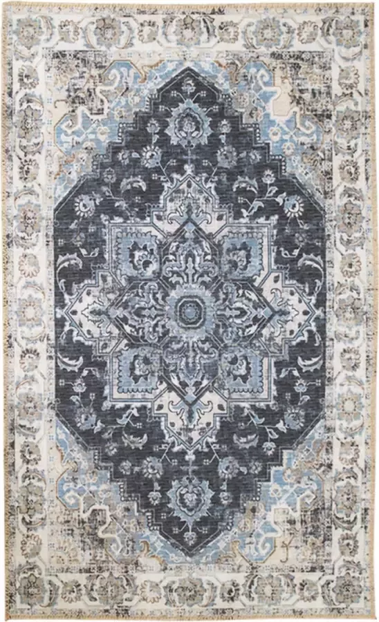 House Nordic Vloerkleed Havana Blauw 160x230cm - Foto 2