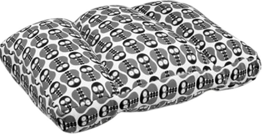 House of Healthbrands Kuschelmaxx hoofdkussen tegen nekklachten Uilen design Stevig en zacht kussen met mooie print. Gevuld met microgranulaat vormvast en wasbaar. Ideaal voor op de bank bed of op reis. Afmeting 60 x 40 cm. 3 zones