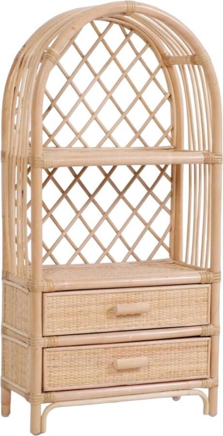 House of Tods Rotan Boekenkast Met Planken Lade Kinderkamer Babykamer Kinderboekenkast