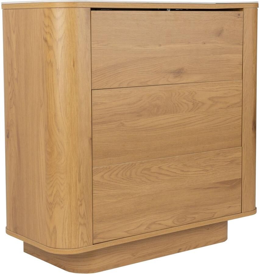 Housecraft Living Almira Ladekast Hout Marmerlook Naturel