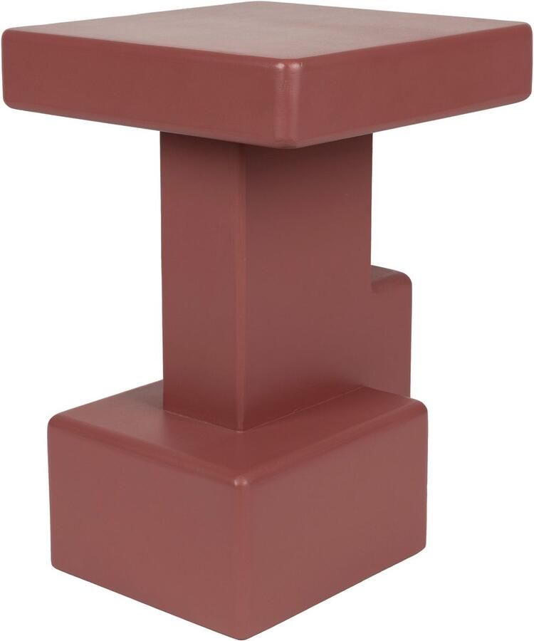 Housecraft living Blast Bijzettafel Vierkant Marsala Rood