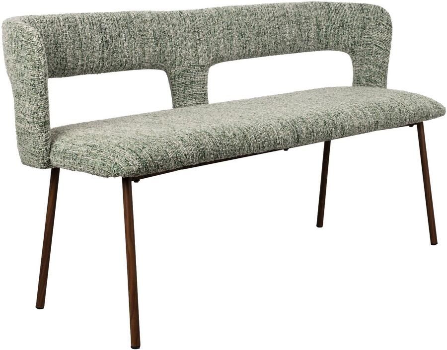 Housecraft Living eetkamerbank Chelsea 148 cm groen