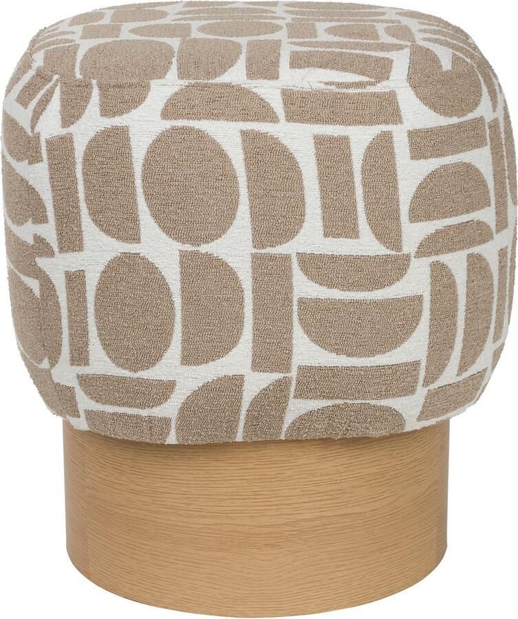 Housecraft Living Cyril Poef| Krukje Beige