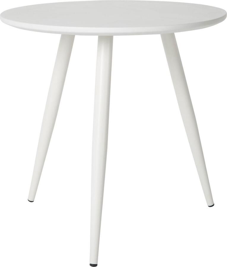 Housecraft Living Housecraft Daven Bijzettafel Rond Hout Wit Set van 2 - Foto 2