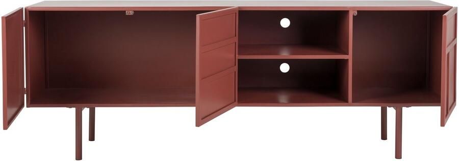 Housecraft living Davis Dressoir Metaal Bruin Rood - Foto 1