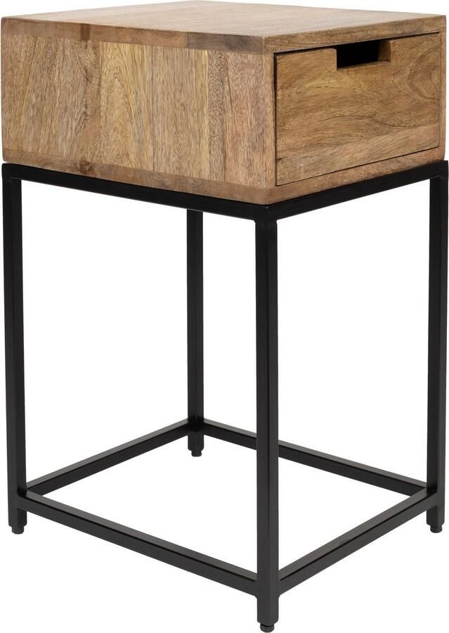Housecraft living Feliz Lifestyle Parcq Bijzettafel Nachtkastje Naturel