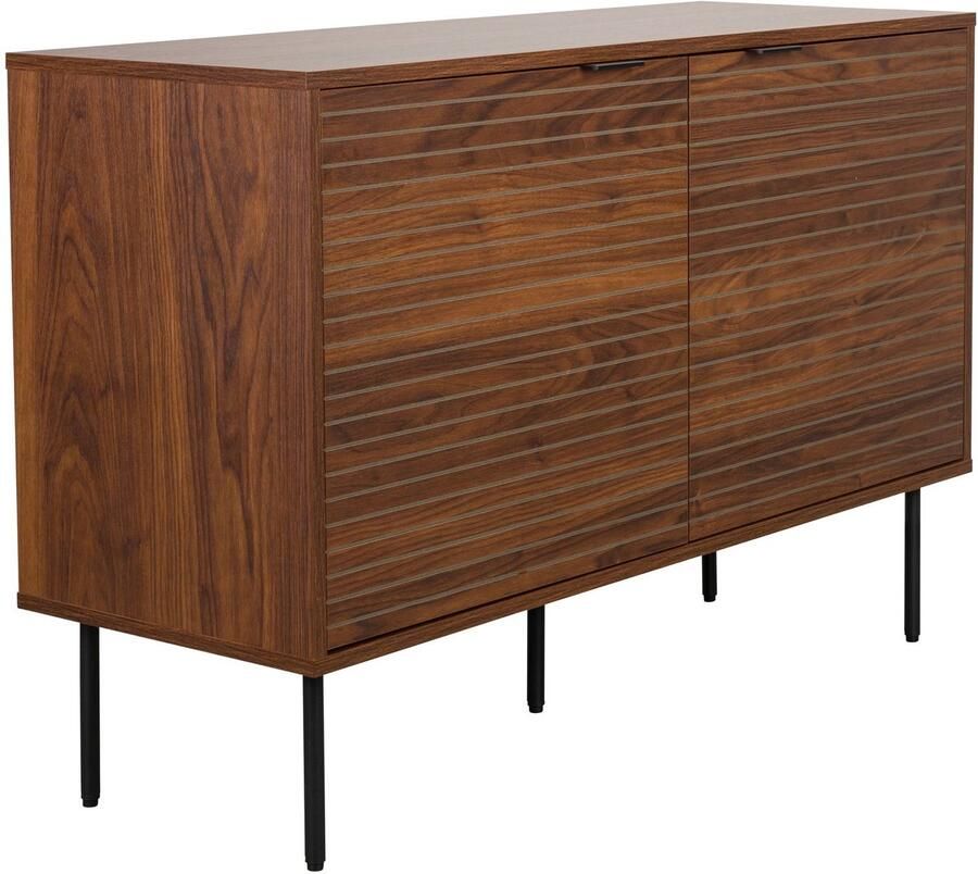 Housecraft living Flux Opbergkast Laag Walnoot Bruin