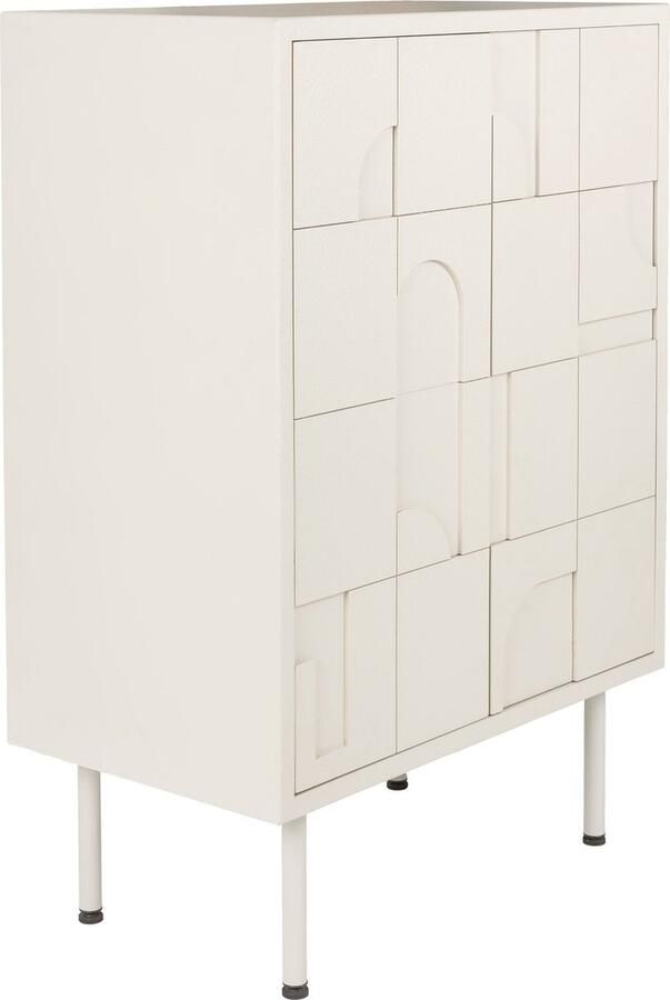 Housecraft living Feliz Lifestyle Funk Kast Opbergkast Laag Grijs - Foto 3